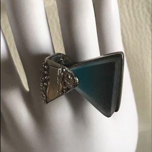 Nwot Alexis Bittar Designer Ring Size7 - image 1